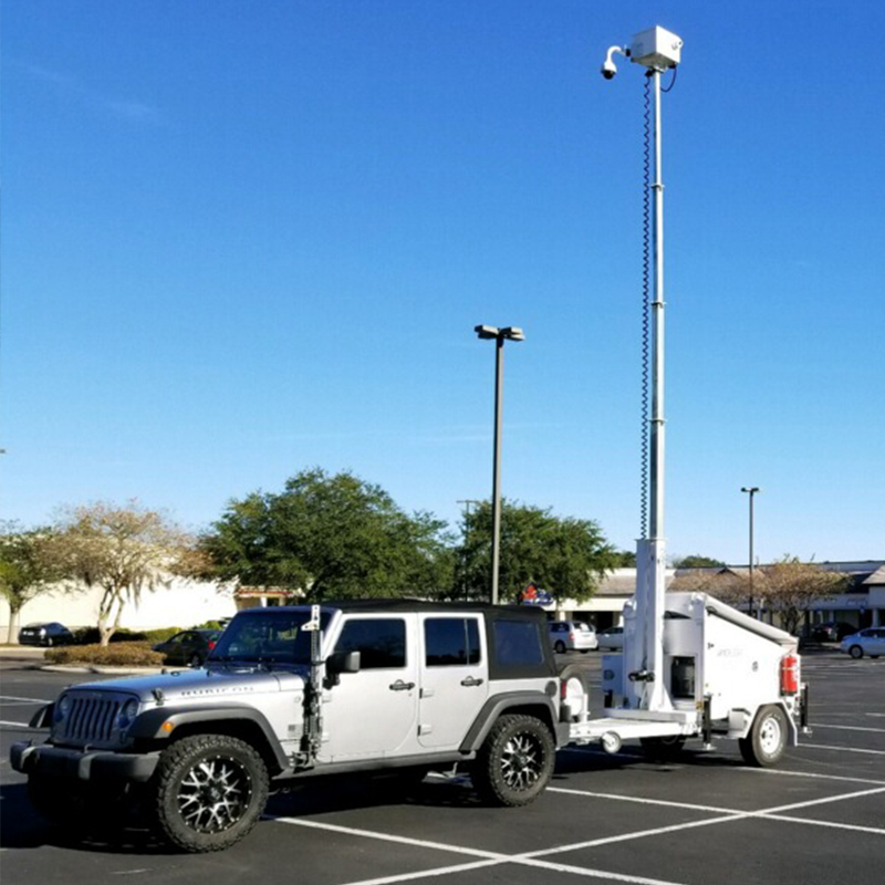 AL3500-GS with surveillance package deployed in parking lot