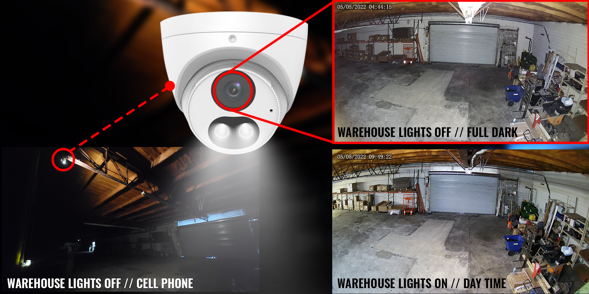 24/7 Full Color IP Security Camera - IP5MIAB-28-FC-NCV