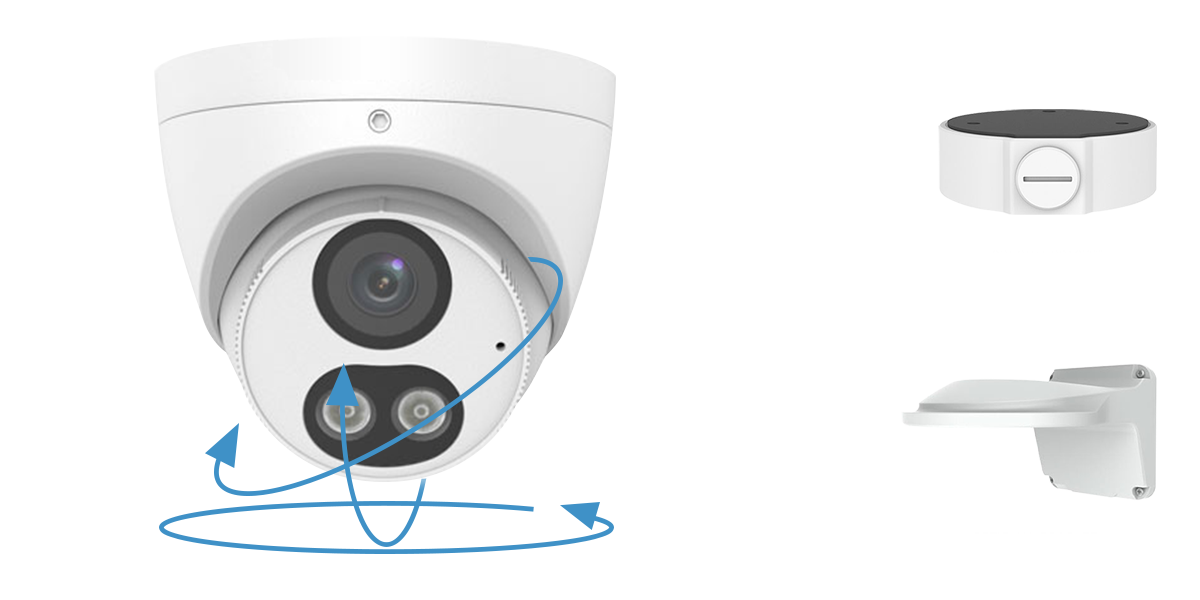 5 megapixel full color camera with metal housing