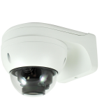 Wall mount bracket for Network and HD-over-Coax armor dome cameras