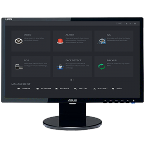 22" LED Monitor for security surveillance system