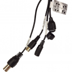 Pigtail Connectors for 4K HD-over-Coax (CVI) Bullet Camera with built in audio