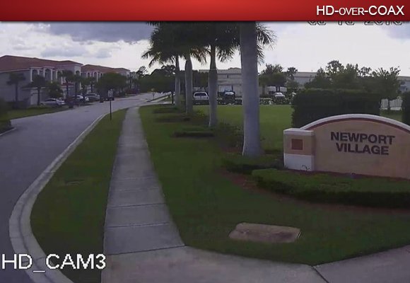 Compare Analog to HDCVI - 1080P Residential Example 2