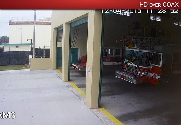 Compare Analog to HDCVI - 1080P Fire Department