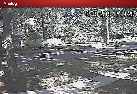 Compare Analog to HDCVI - 700TLV Residential Example 3