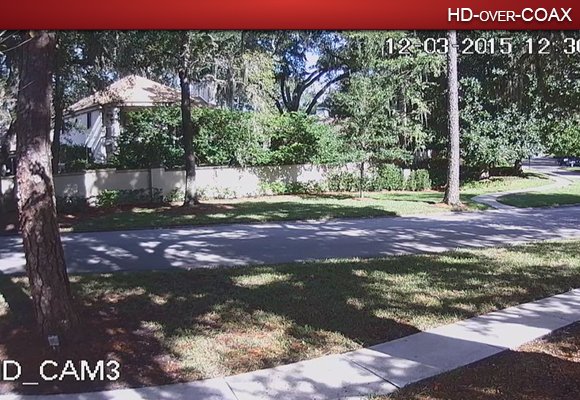 Compare Analog to HDCVI - 1080P Residential Example 3