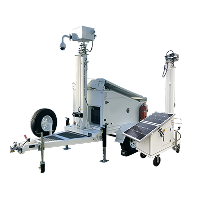 Solar powered mobile weatherproof surveillance solutions
