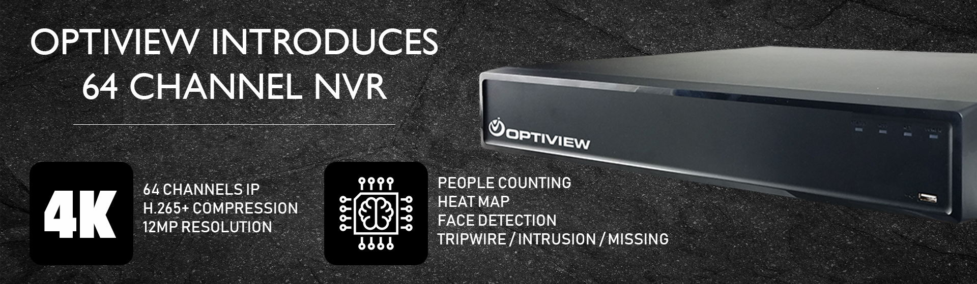 64 channel embedded nvr
