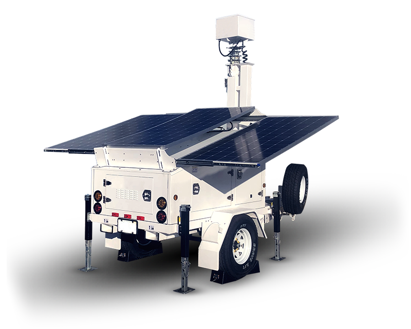 Weatherproof Surveillance Trailer