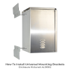 ArmorLogix Enclosure - How To Mount Universal Mounting Brackets