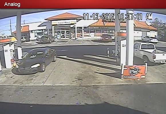 700TVL Analog Example - Gas Station