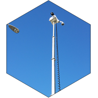 Optiview AL550 HEX INFINITY MAST HEIGHT