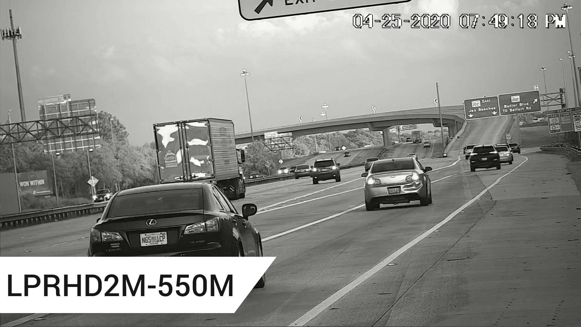 LPRHD2M-550M HD-over-Coax LPR Camera Snapshot