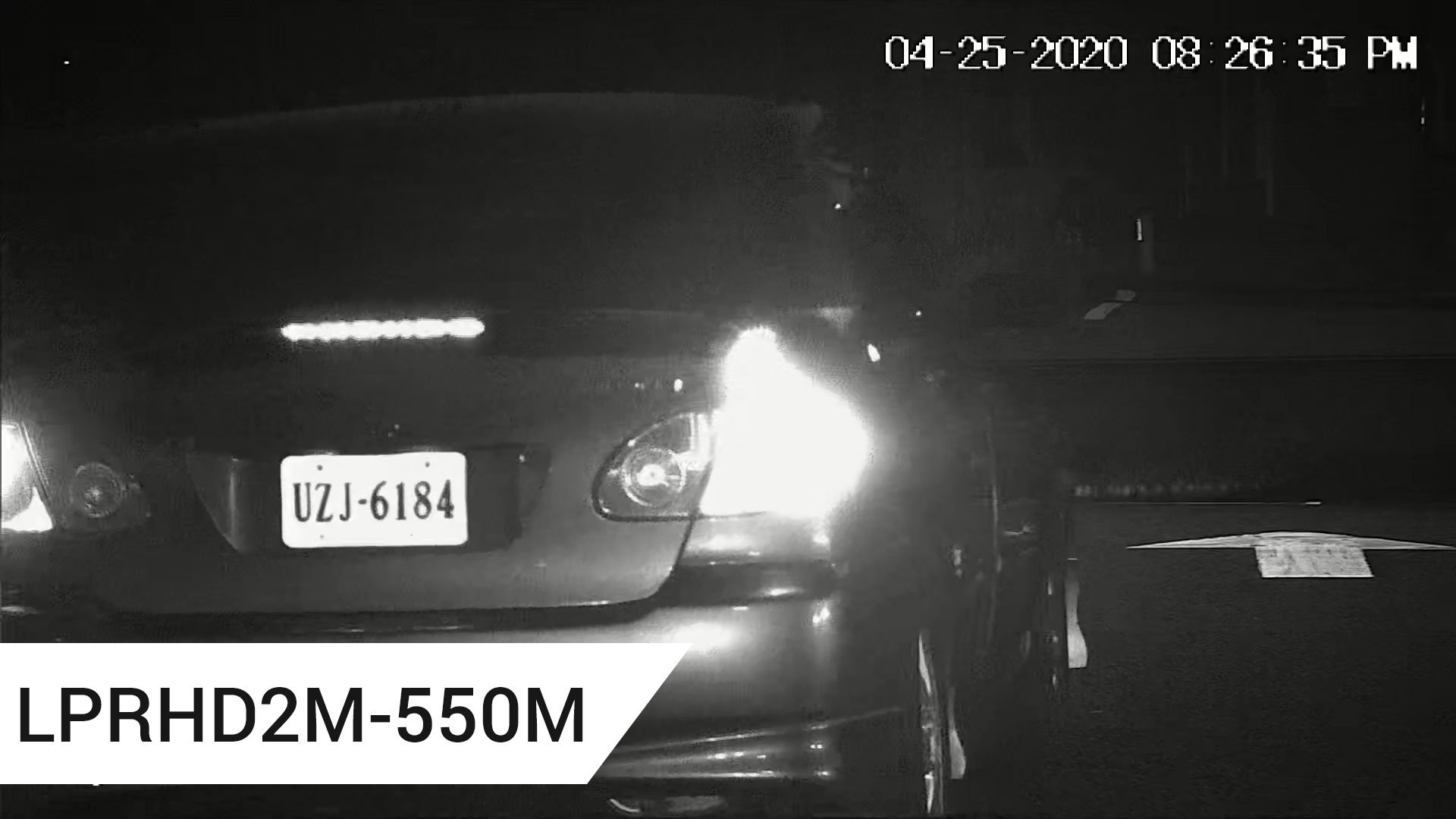 LPRHD2M-550M HD-over-Coax LPR Camera Snapshot