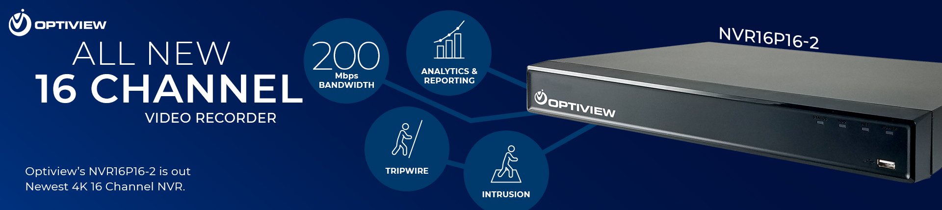 New 16 Channel 4K NVR