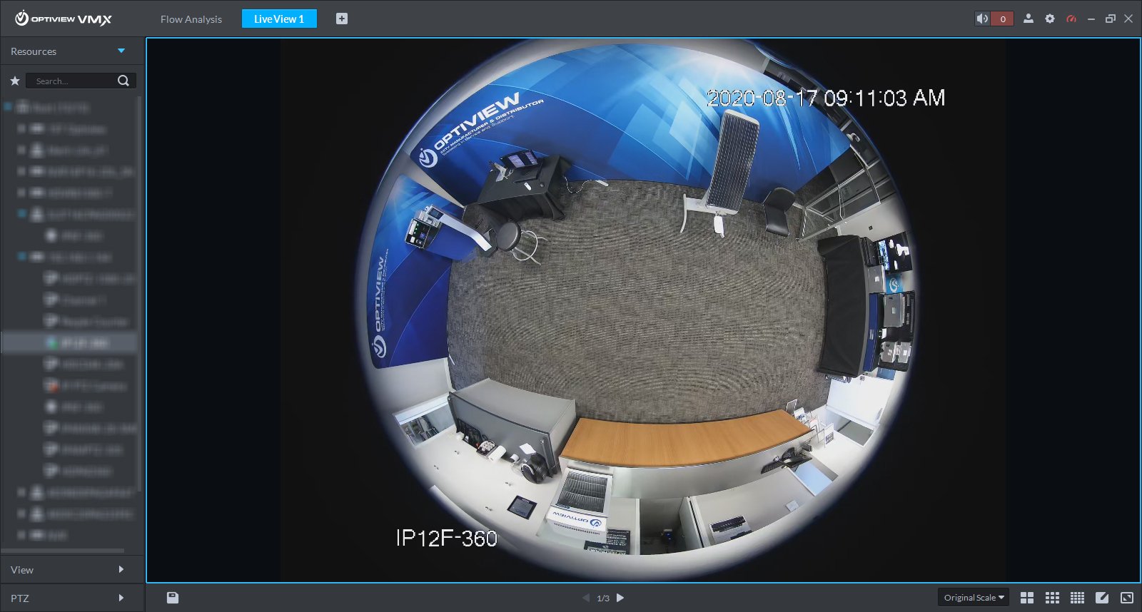 Optiview VMX - Fisheye View