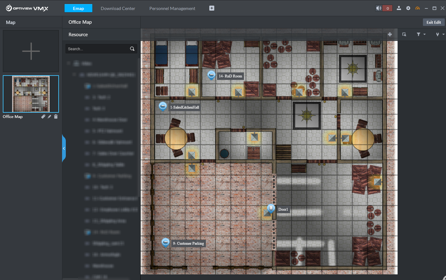 Optiview VMX - eMap 1