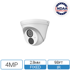 4MP NDAA Armor Ball IP Camera with Fixed Lens