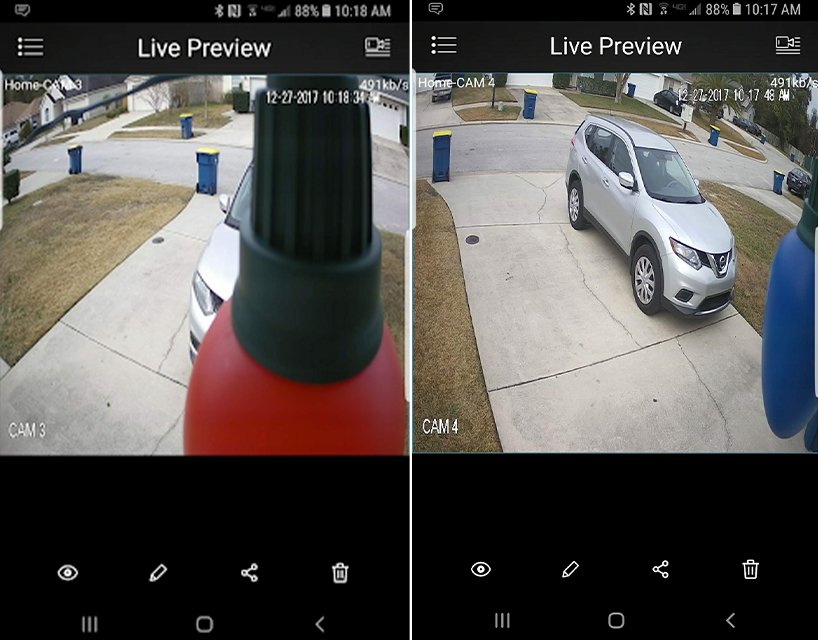 Tips for hanging Christmas Lights with a surveillance system