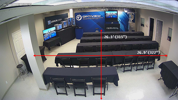 Ultra Wide 2.8mm Fixed Lens 8MP IP Camera