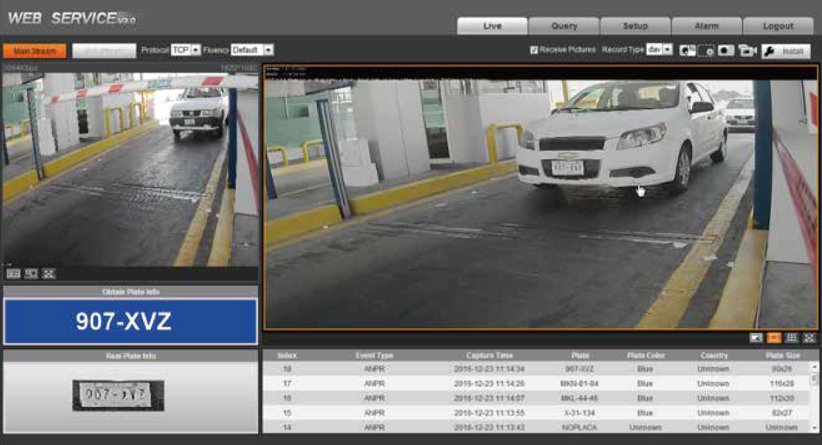 ANPR Analytics License Plate Capture Example 1