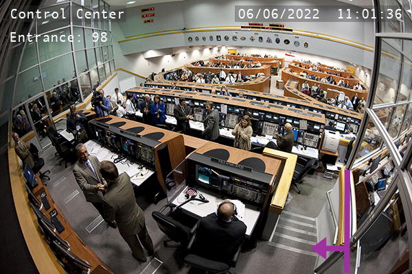 People Counting IP Security Camera - Entrances