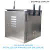 OV4G Cellular Modem installed on Outdoor Weatherproof Enclosure