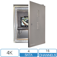 16 channel Weatherproof NVR with Analytics turnkey solution