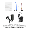 HDVR84K-Q1-NCV Product Image 800x800 Included Parts Quick Guide, SATA Cable, Screws & More