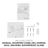 Optiview IP5MIAB-180-NCV Product Image 800x800 Included Parts Manual, Mounting Guide, Key and more