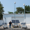 Optiview AL600 Left, Right - Solar Powered Cart - AL1500 Center - Solar Powered Trailer Size Comparison