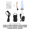 Optiview HDVR324K-2I-NCV Product Image 800x800 Included Parts - Quick Guide, Scews, Sata Power Cables & More