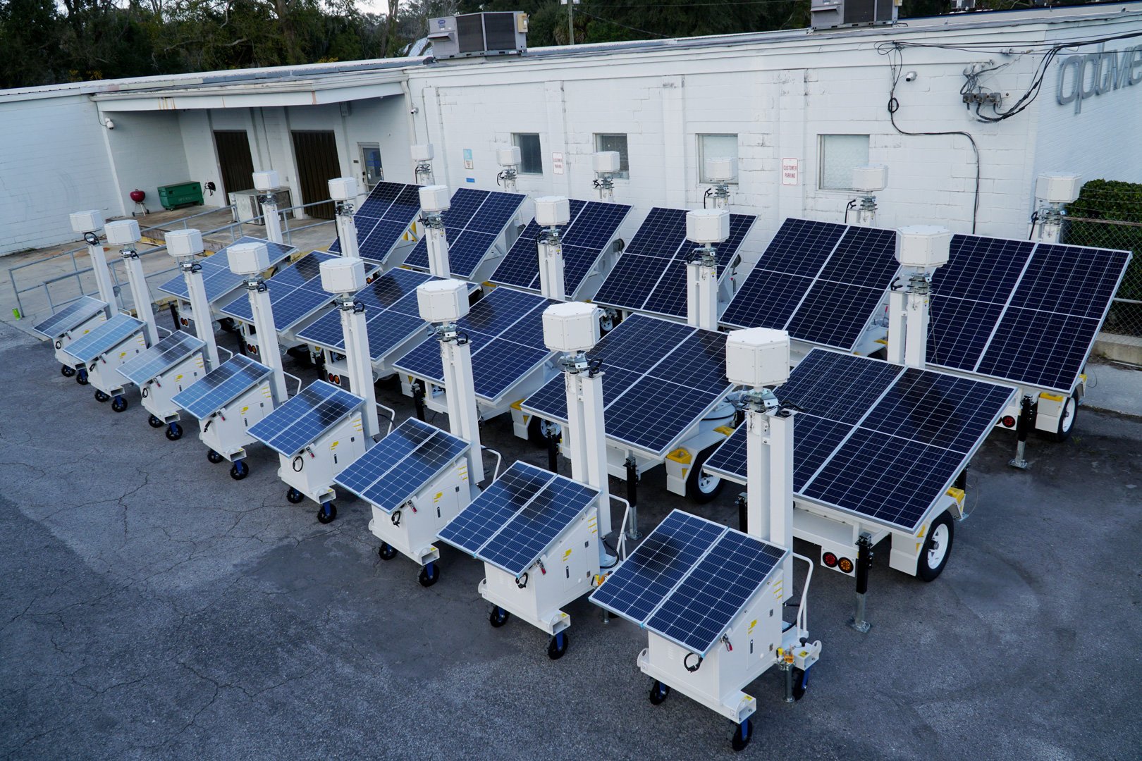 Solar Cart Trailer Fleet