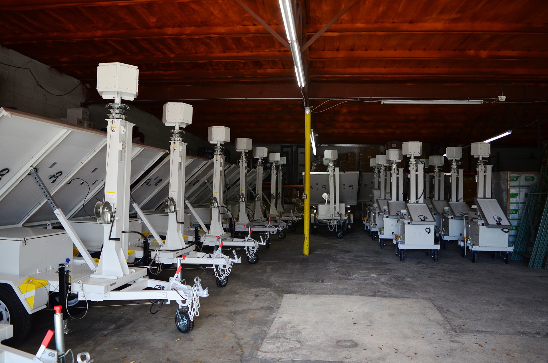 Solar Cart & Trailer Warehouse Fleet