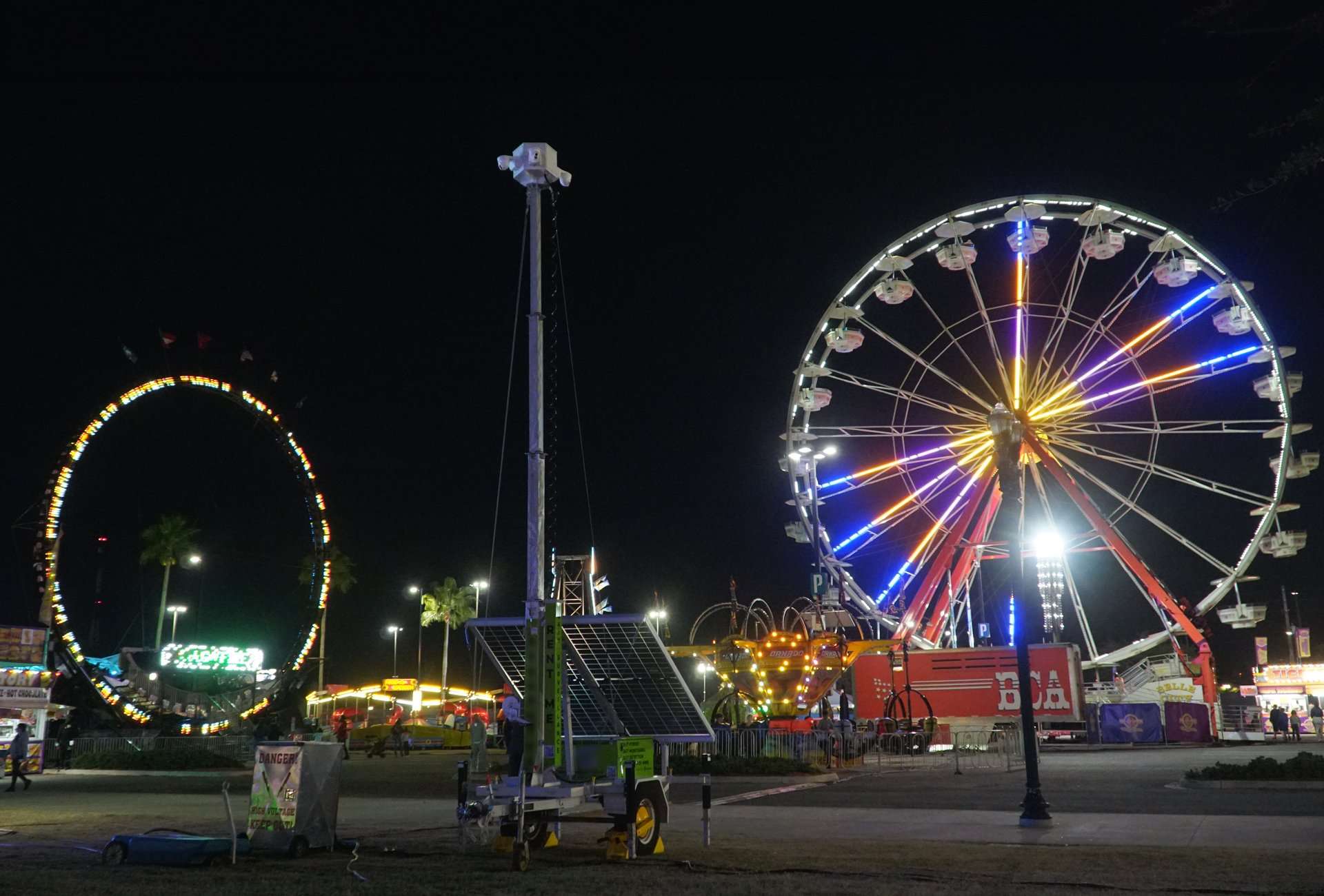 AL1500 at local County Fair at Night