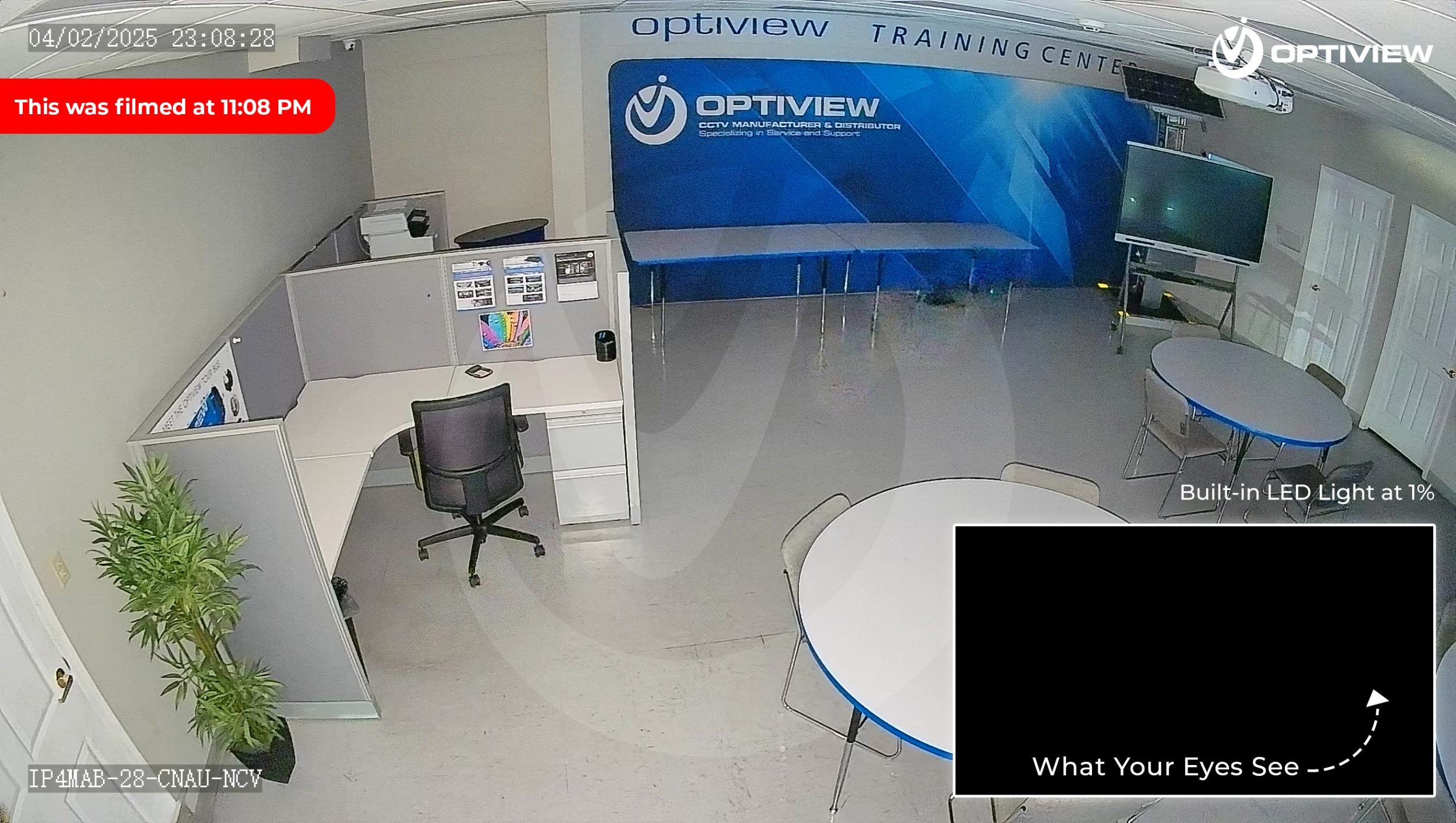 Optiview - IP4MAB-28-CNAU-NCV - Indoors example