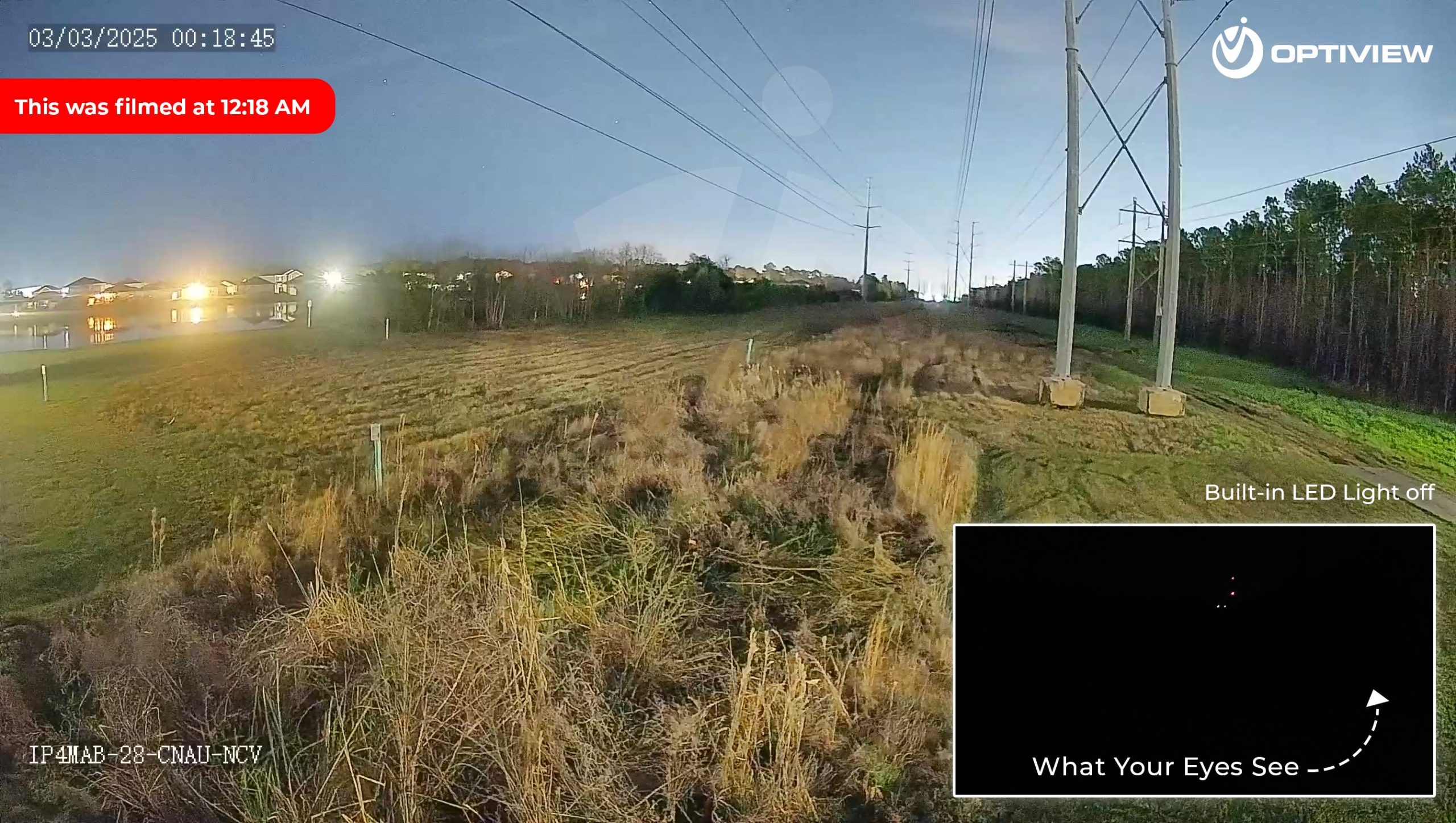 Optiview - IP4MAB-28-CNAU-NCV - Utility Monitoring 24/7 Night Color