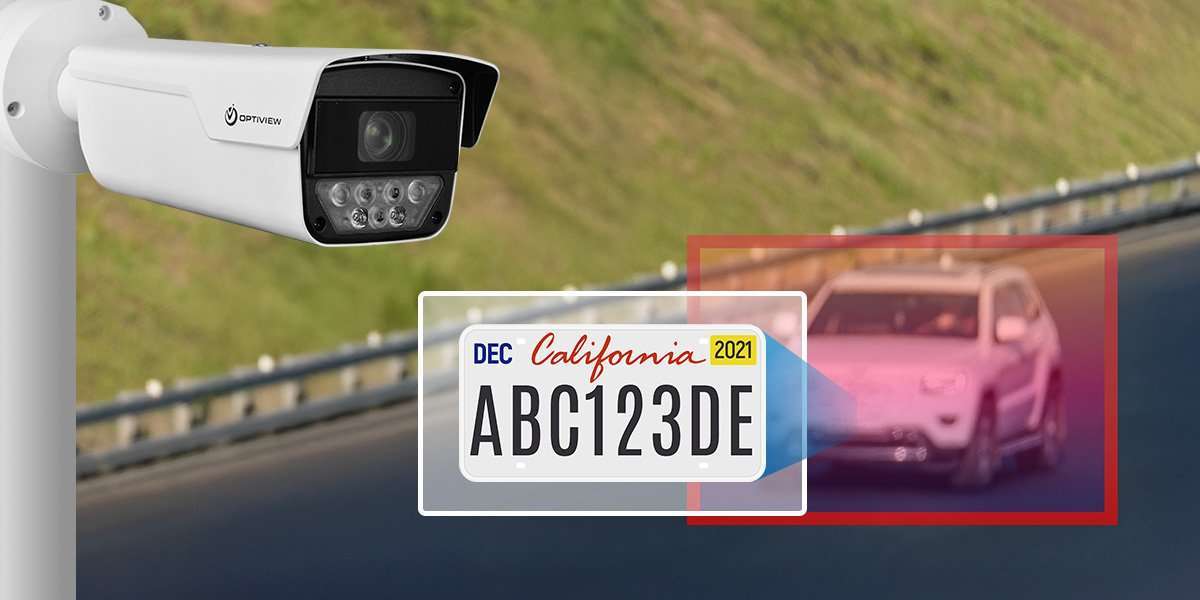 Camera for automatic number plate recognition