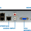 Optiview NVR8P8-1BIS-NCV Backplate Callouts