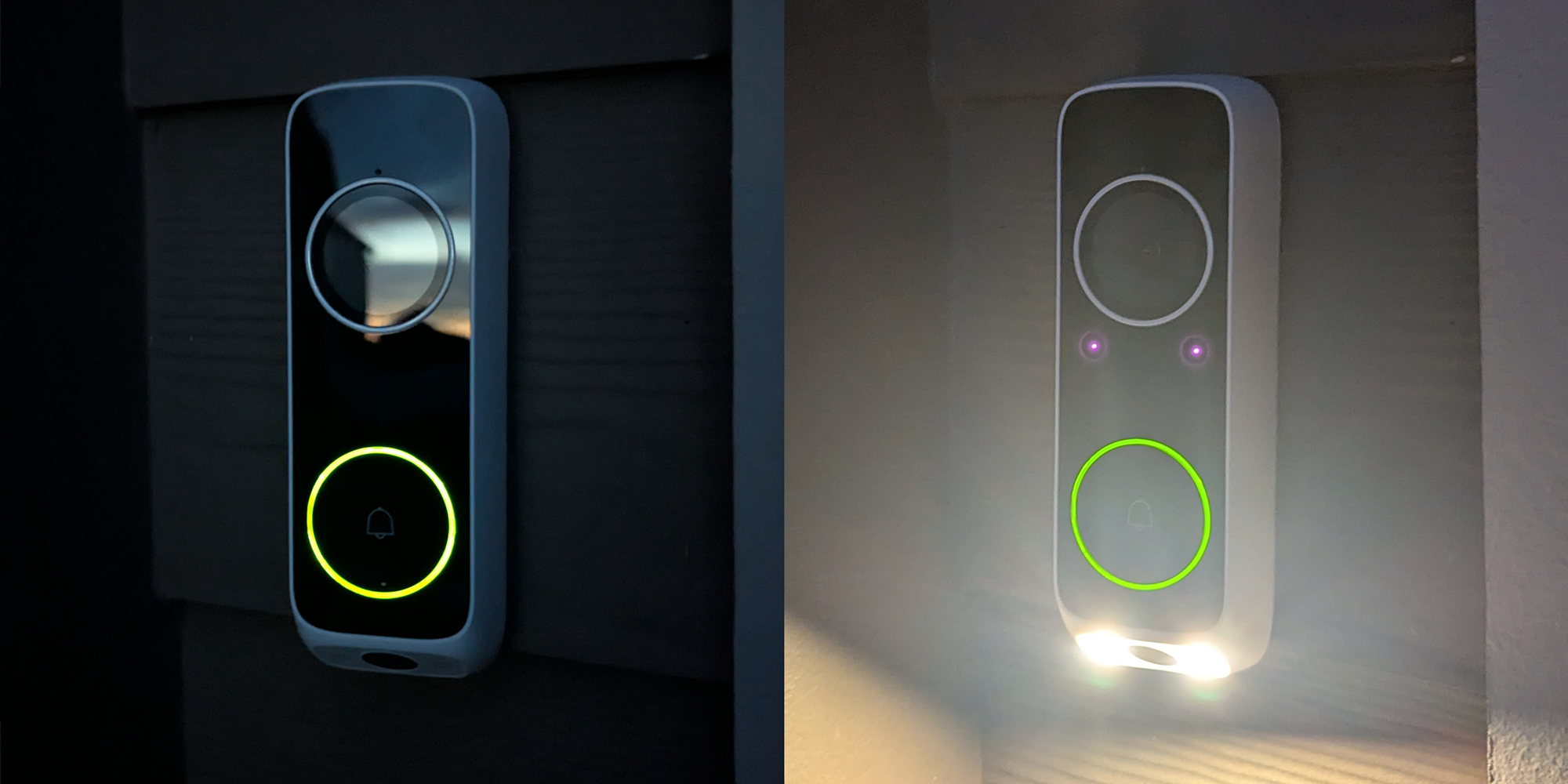 Doorbell Dual Illumination - Courtesy & Active Deterrence White LED Light