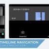 Optiview IPDB-NCV Product Feature - Simple Timeline Navigation & Dual Lens View
