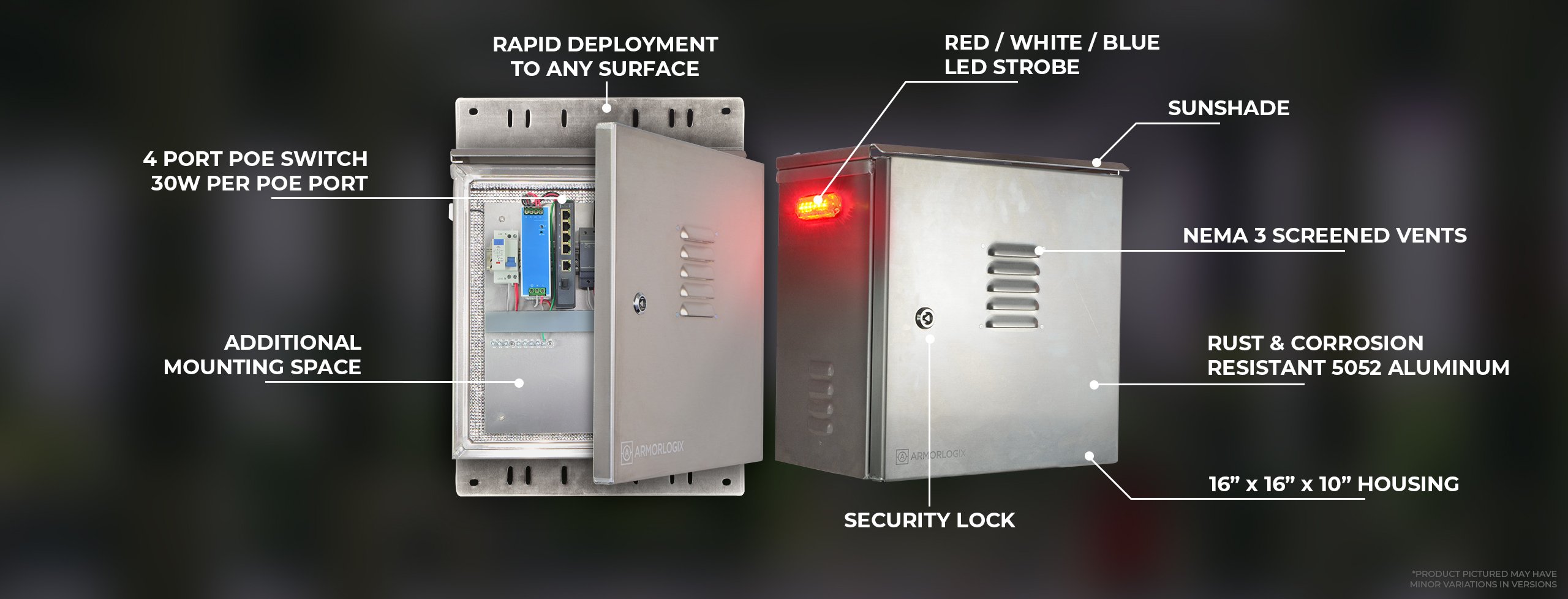 WPNS-4-LED Feature Callout
