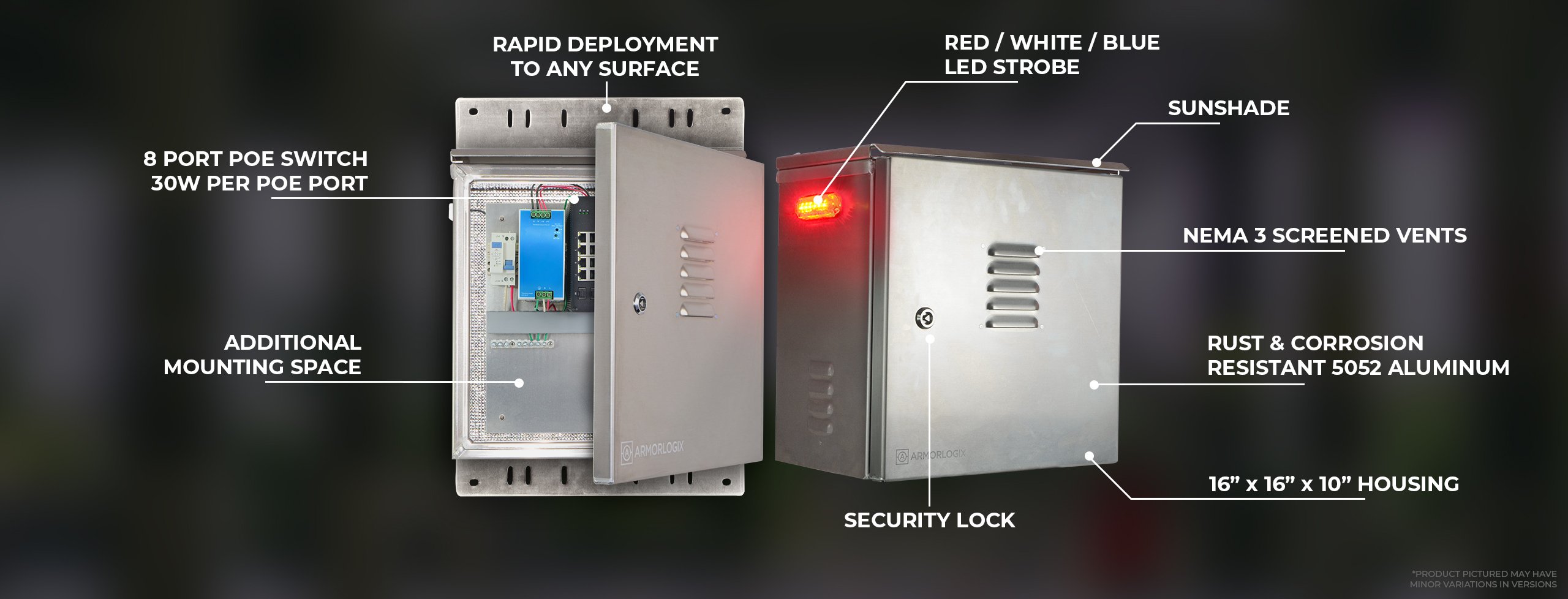 WPNS-8-LED Feature Callout