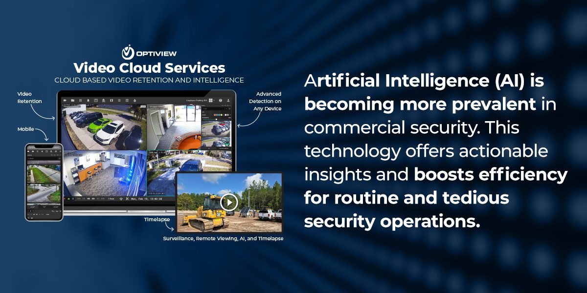 AI is becoming more prevalent in commercial security